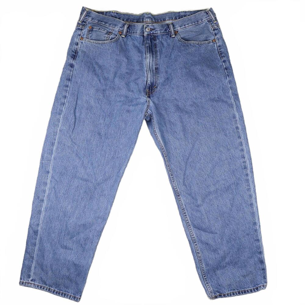 Levi 550 Relaxed Fit Tapered Leg Blue Denim Jeans Mens 40x29 Medium Wash Vintage